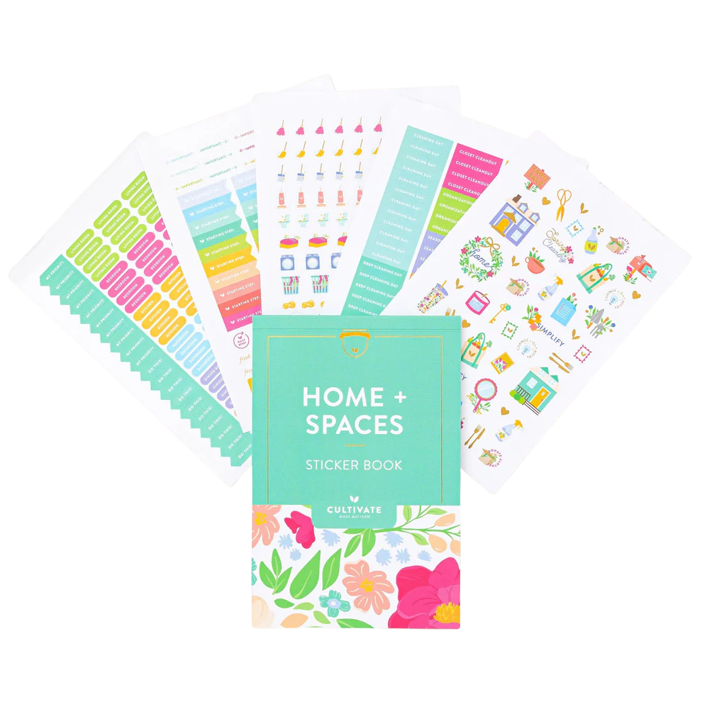 Home & Spaces Sticker Book