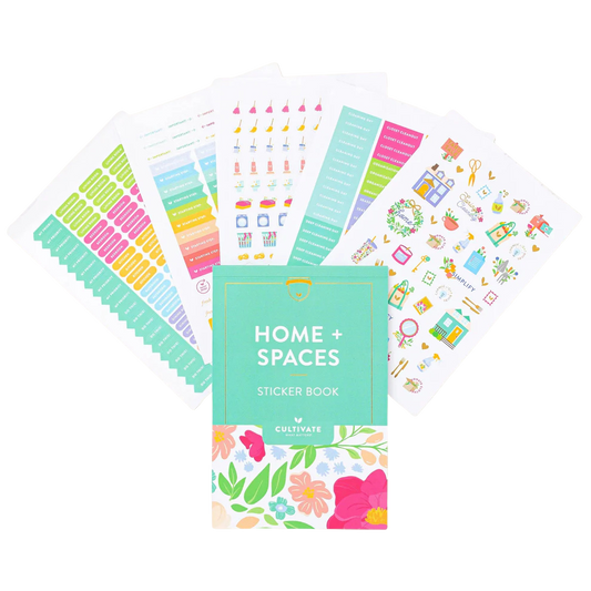 Home & Spaces Sticker Book