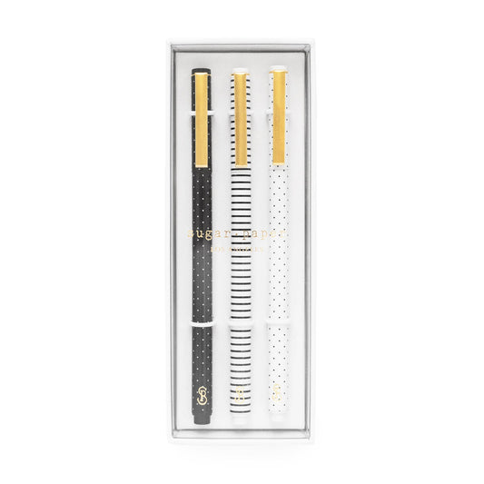 The Stripey Felt Pen Set (Set of 3)